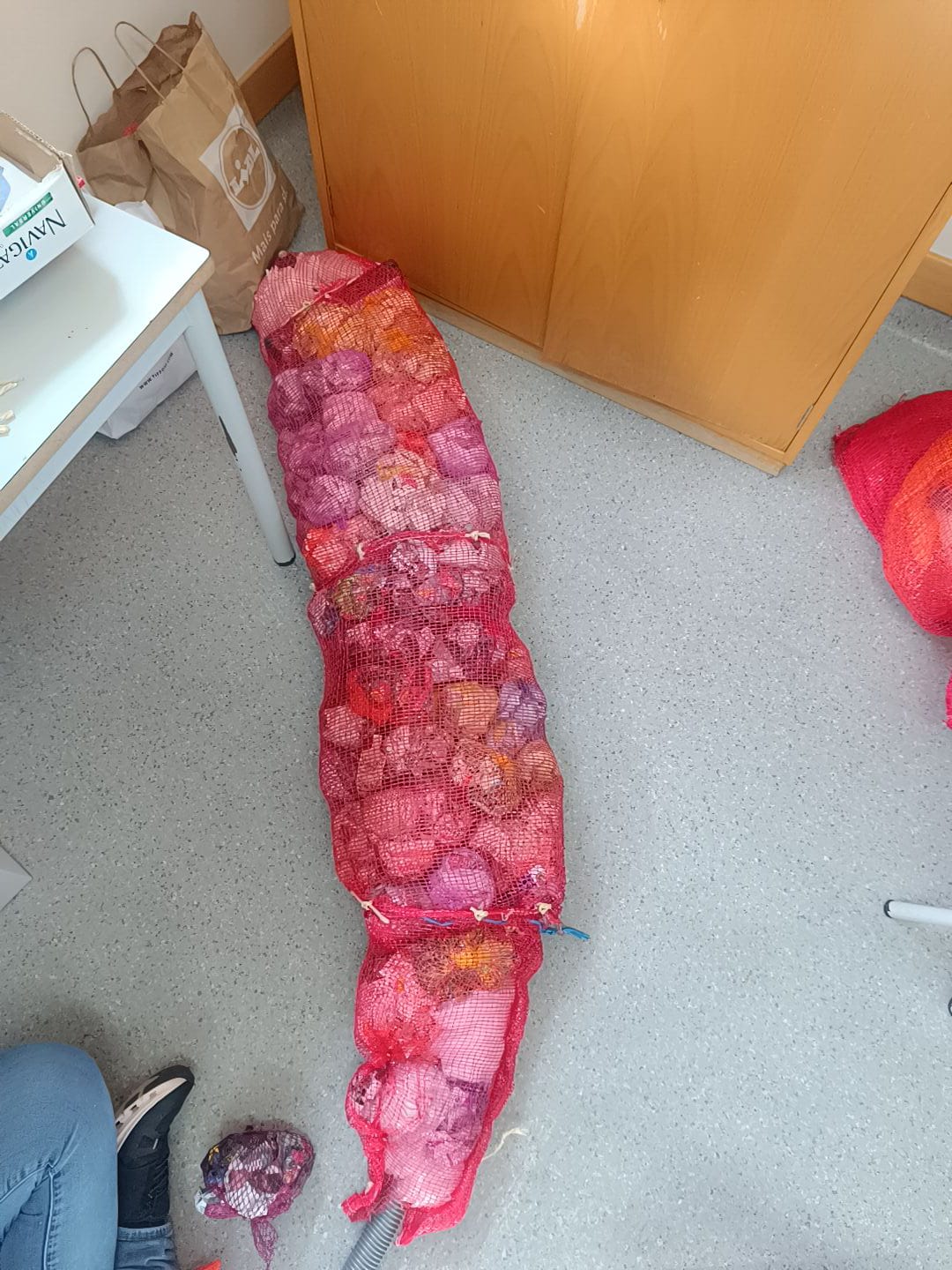 Processo de construção das patas do lagarto.