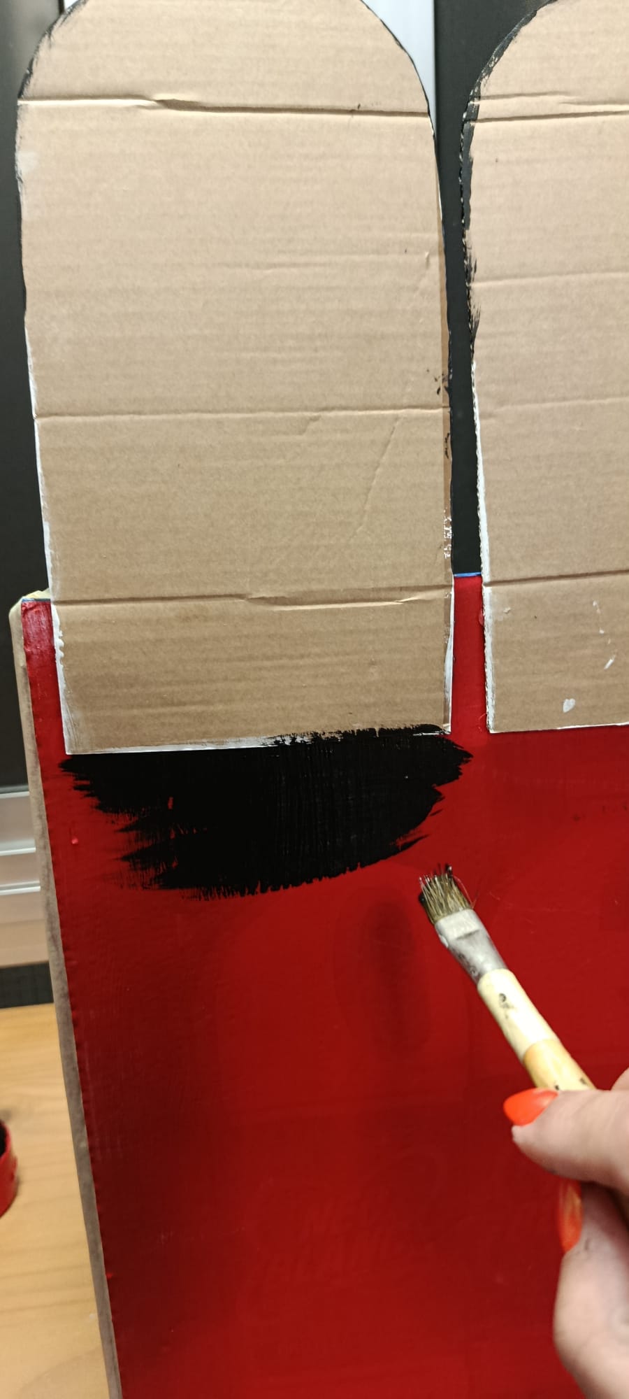 Pintura de peças.