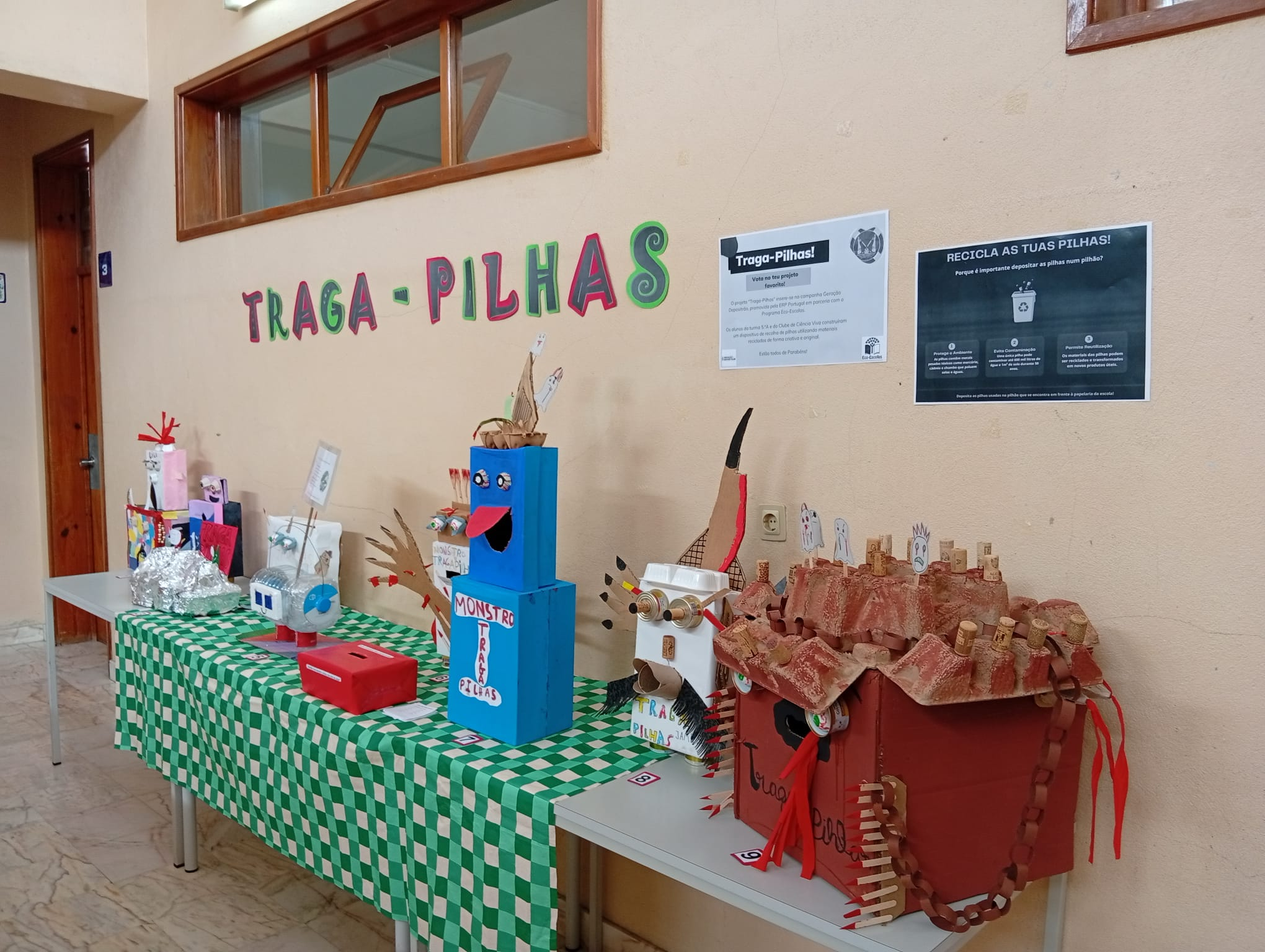 Exposição dos trabalhos realizados para votação e escolha do trabalho mais criativo.